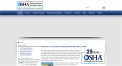 Desktop Screenshot of osha4you.com